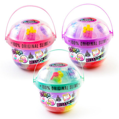 Seau Méga Slime Canal Toys - 4 Slimes Géantes à Personnaliser