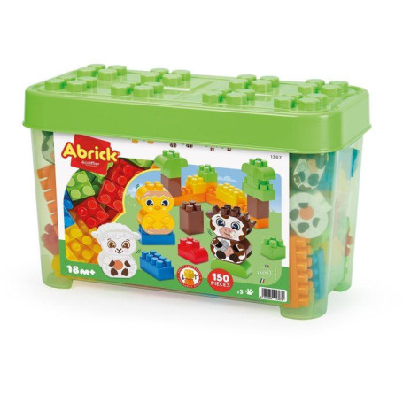 Coffret de Construction Ferme Abrick - 150 Pièces Éducatives