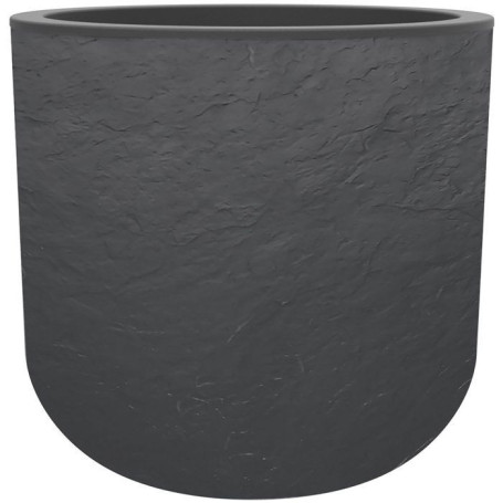 Pot de Fleurs Rond Volcania Up - 32,5 L - Gris Anthracite