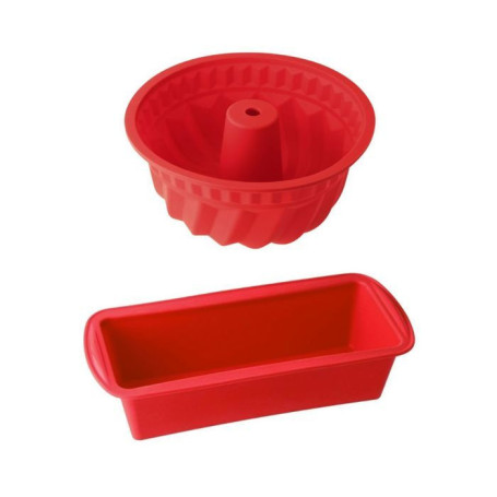 Ensemble de Moules en Silicone pour Gâteaux et Kougelhopf - DR OETKER