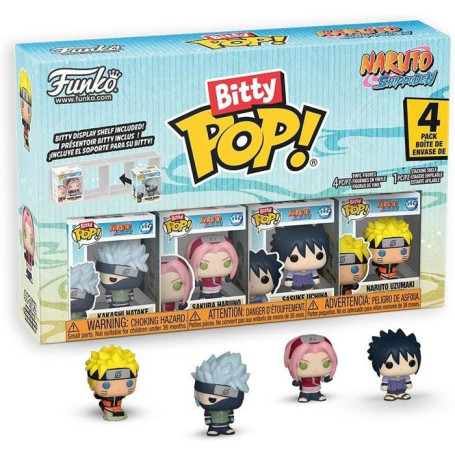 Pack de Figurines Funko Bitty POP! Naruto Shippuden - Équipe 7
