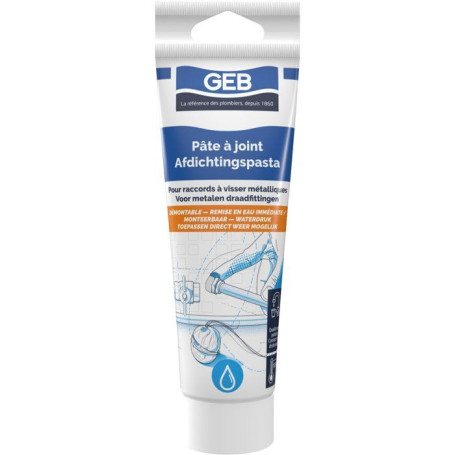 Pâte à joint GEB M30 125 ml - Étanchéité pour eau potable
