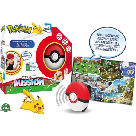 Pokémon Dresseur Mission - Jeu de société interactif pour capturer des Pokémon