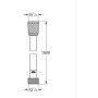 Flexible de Douche GROHE VitalioFlex Trend 1,5 m Noir Mat