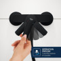Mitigeur de bain/douche mural GROHE DICE Noir mat