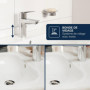 Mitigeur de Bidet GROHE DICE en Chrome - Design Moderne et Économies d'Eau
