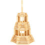 JEUJURA TéCap 3XL - Jeu de Construction en Bois Naturel - 200 Pièces