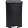 Poubelle de Cuisine à Pédale Inox Noir Mat 50L - Modèle ADMIRAL