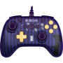 Manette Filaire KONIX pour Nintendo Switch et PC - Violet et Noir avec Poignées Anti-Dérapantes