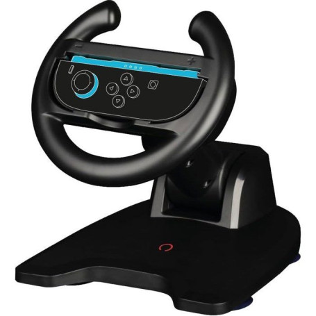 Volant de Course Konix pour Joy-Con Nintendo Switch - Fixation Ventouse