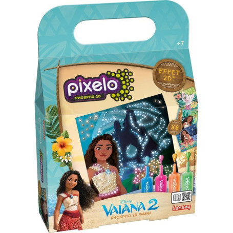 Pixelo Vaiana - Kit de Dessin Phosphorescent pour Enfants