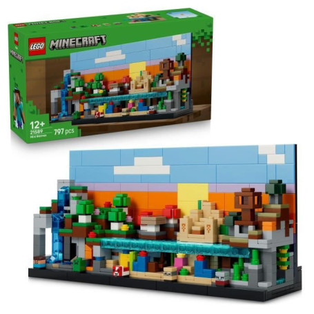 LEGO Minecraft Mini Biomes - Set de Construction Amusant pour Enfants