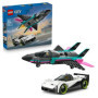 LEGO City - Le Jet Contre la Voiture, Jouet de Construction pour Enfants