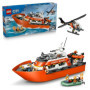 LEGO City - Bateau de Sauvetage et Hélicoptère des Garde-Côtes