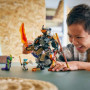 LEGO NINJAGO La Mission du Robot Cole et du Dragon Zane - Jeu de Construction