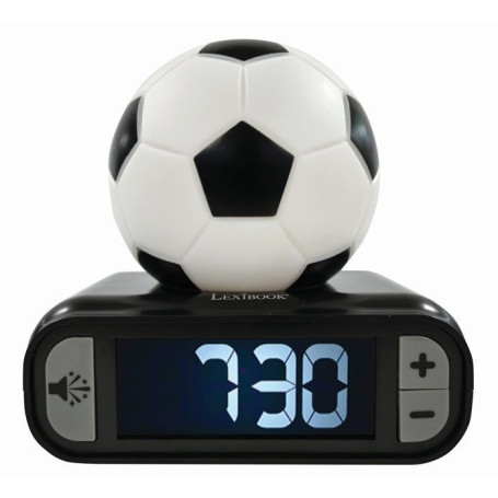 Réveil Enfant Football 3D avec Veilleuse Lumineuse