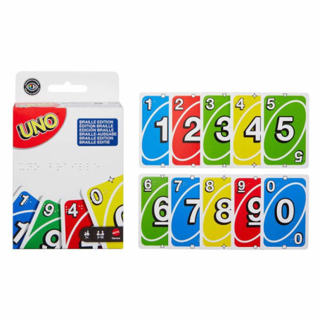 UNO Braille - Jeu de cartes inclusif pour malvoyants