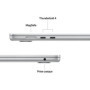 Apple MacBook Air 15,3" M5 2026 - 24Go RAM - 1To - Argent