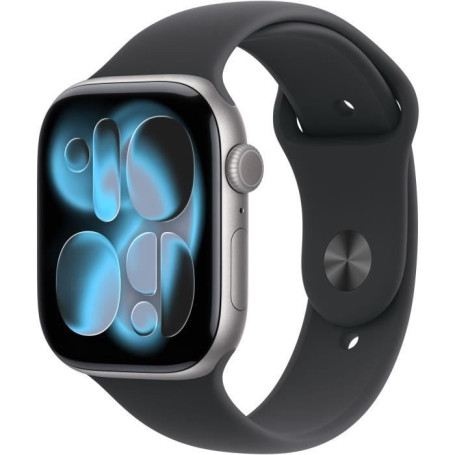 Apple Watch Series 11 GPS + Cellular 46mm - Boîtier Aluminium Space Grey