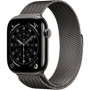 Apple Watch Series 11 GPS + Cellular 46mm en Titanium Slate avec Bracelet Milanese Loop