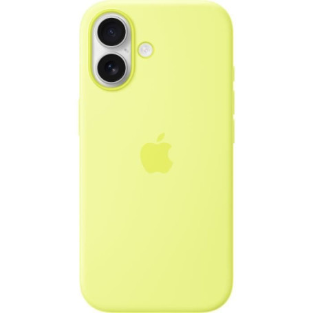 Coque en Silicone MagSafe pour iPhone 17 - Jaune Néon