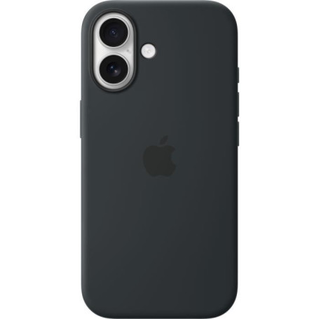 Coque en silicone MagSafe pour iPhone 17 - Noir