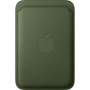 Coque portefeuille tissée MagSafe pour iPhone - Couleur Moss