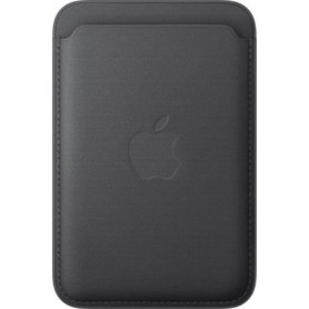 Coque Portefeuille en Tissage Fin pour iPhone avec MagSafe - Noir