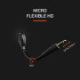 Casque Gamer Filaire Borealis avec Micro Amovible et LED RGB - Noir