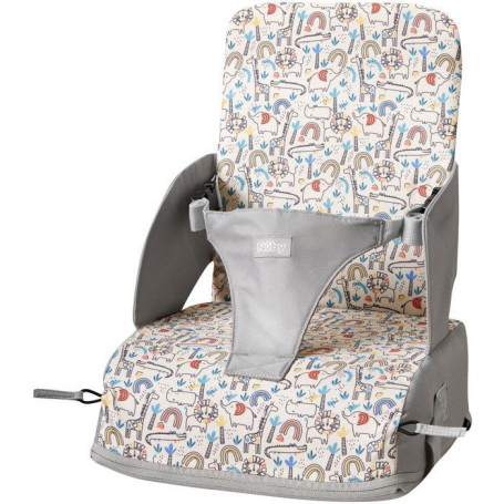 Siège Réhausseur NUBY Safari avec Harnais 3 Points - Beige