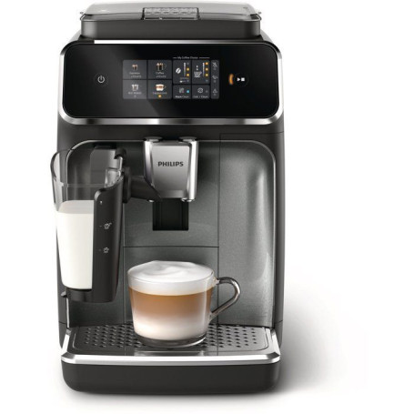 Machine à café expresso broyeur Philips EP2339/40 LatteGo - Noir panthère