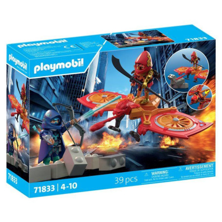 Playmobil Super-héros avec Drone et Ninja