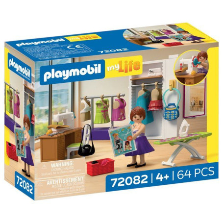 Atelier de Stylisme Playmobil My Life - 64 Pièces