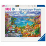 Puzzle Ravensburger 1000 pièces - Saint-Tropez pour Adultes