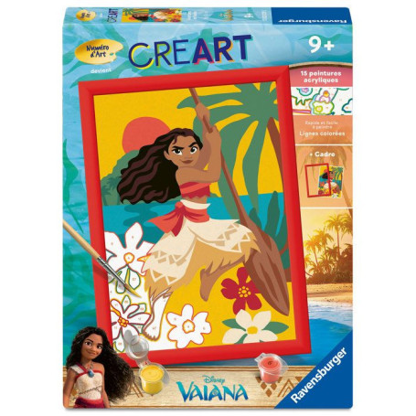 Kit de Peinture par Numéros Vaiana - Ravensburger 18x24cm