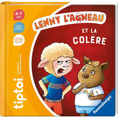 Livre interactif tiptoi - Lenny l'agneau et la colère - Jeu éducatif électronique