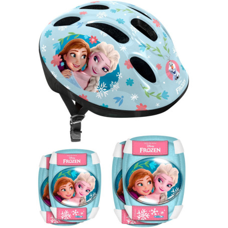 Set de Protection La Reine des Neiges - Casque, Coudières et Genouillères