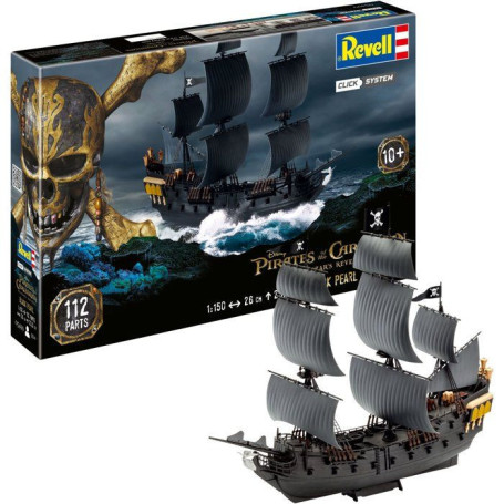 Maquette à Construire Black Pearl - Pirates des Caraïbes - Sans Colle