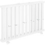 Parc Bébé Pliable Little Stars - ROBA - 75 x 100 cm - Bois Laqué Blanc