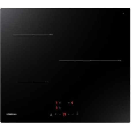 Table de cuisson à induction Samsung NZ63T3706A1 - 3 foyers - Design élégant