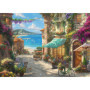 Puzzle Café sur la Riviera Italienne - 1000 pièces