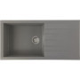 Evier à Encastrer CUBE SMC Gris Béton - 1 Bac 100x50 cm