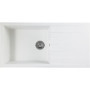 Evier à Encastrer CUBE SMC Blanc Uni - 1 Bac 100x50 cm