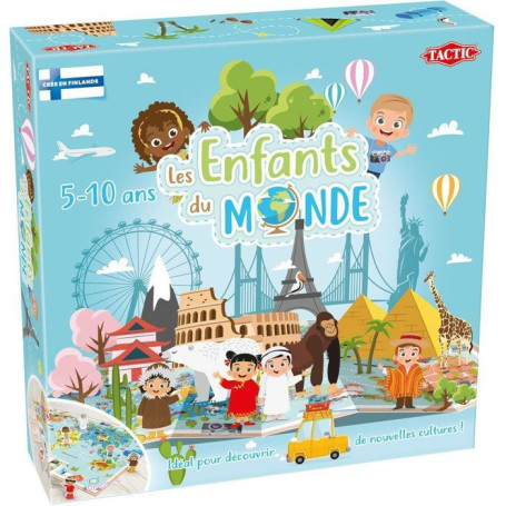 Les Enfants du Monde - Jeu coopératif éducatif pour 2 joueurs et plus