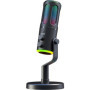 Microphone Gaming RGB K-MIC-NEON - Qualité Pro pour Streaming et Création de Contenu