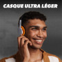 Casque Bluetooth T'nb Origin - Autonomie 40h - Noir et Gris