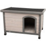 Niche pour chiens TRIXIE Natura Taille S - Toit plat en pin verni