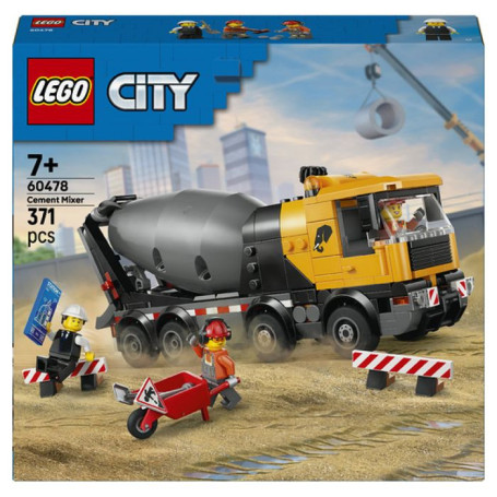 LEGO City La Bétonnière - Jeu de Construction Éducatif pour Enfants