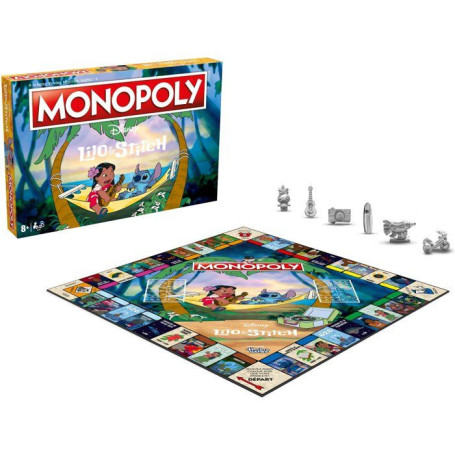 Monopoly Lilo & Stitch - Jeu de Société Familial