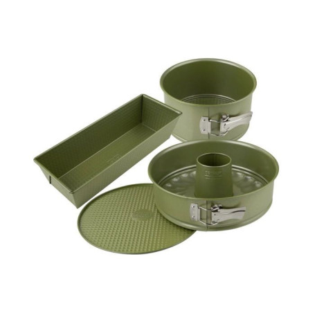 Ensemble de 3 moules à gâteaux écologiques - Zenker Green Vision